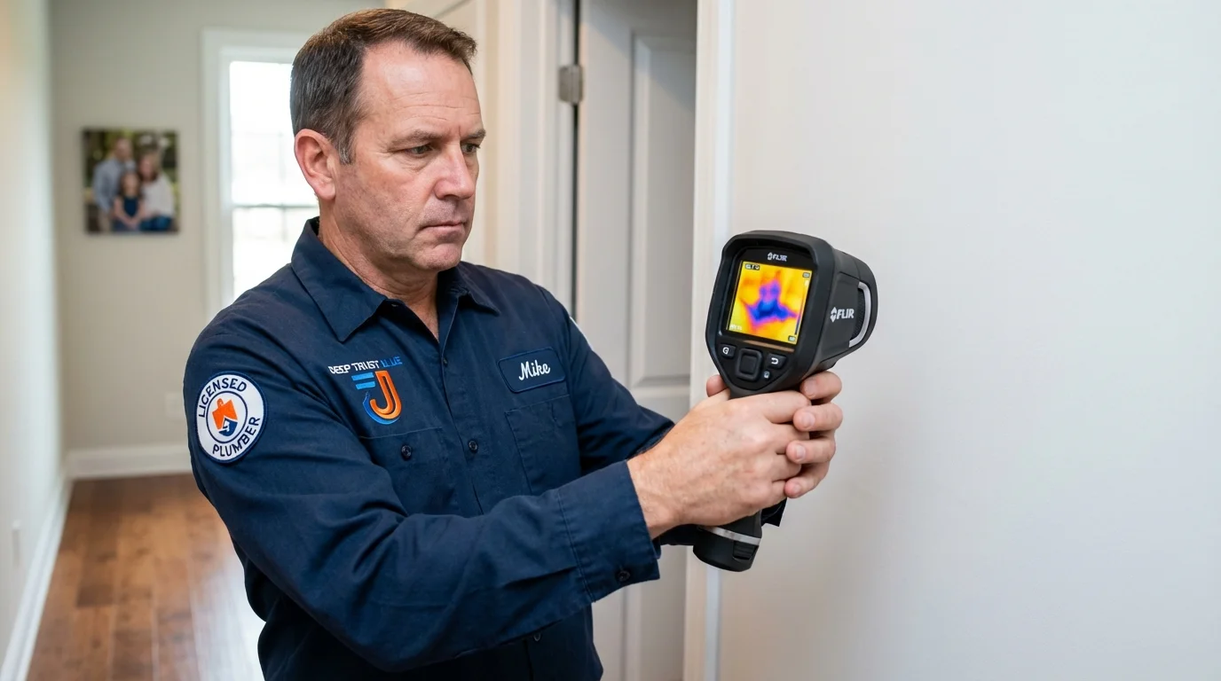 Thermal imaging leak detection by Johns Plumbing LLC in Citrus Heights
